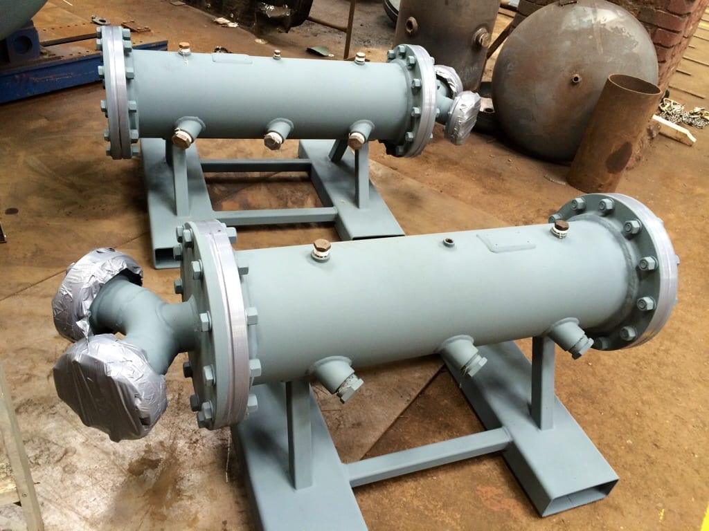 Compressed air distribution manifold or air pig Abbott Pressure Vessels